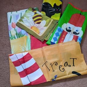Bundle of 6 large outdoor variety flags